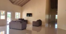 3 bedroom open concept unfurnished home in a gated community with a swimming pool and tennis court and your very own garden