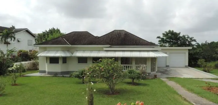 Aesthetically pleasing home in a quiet neighborhood…..very close to Northern Caribbean University