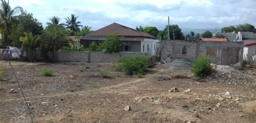 Land for sale in Villa Palm Estates St Catherine, approximately 4500sqft. Make offer today