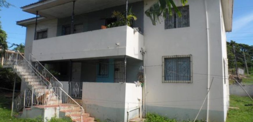 Two storey apartment for sale, it currently generates an average monthly income of approximately JMD$140,000