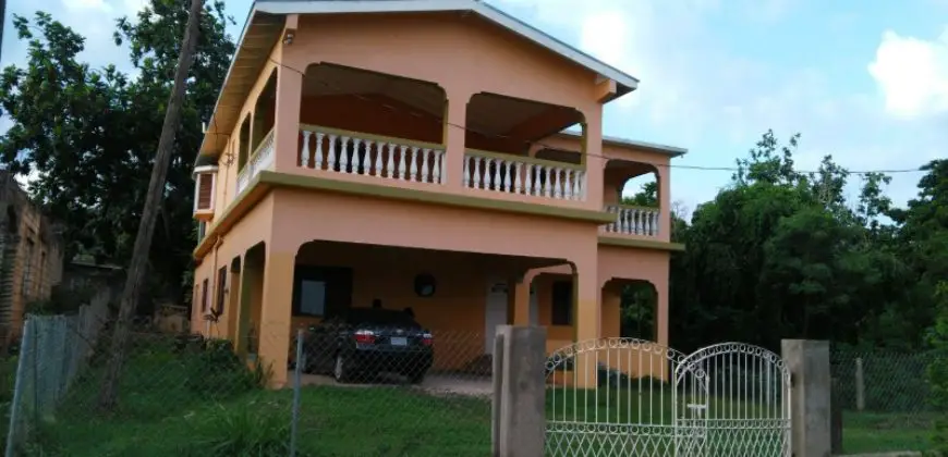 Two storey house for sale which is 75% completed, with 4 bedroom, 3 bathroom, H/Q, patio and balcony