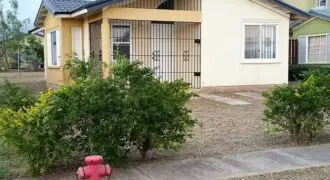 Lovely 2 bed 1 Bath house located in a gated community with adequate space and 24 hr security