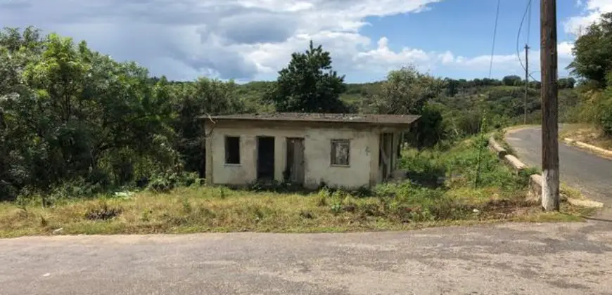 Property for sale consists of a building formerly used as a shop, the shop can be restored and used as a farm store grocery shops etc