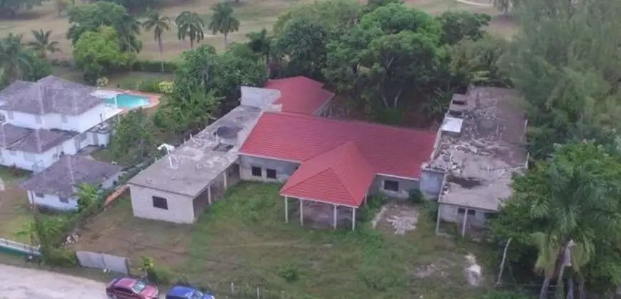 Incomplete Villa for sale in St Ann which can be converted into a Nursing home or Vacation rental