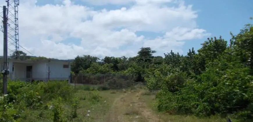 This ocean front property of approximately 14 acres is a hidden gem, Nestled in a corner at the rear of this property is your immediate income earner, (a cell tower) bringing in close to a million dollars JMD per annum